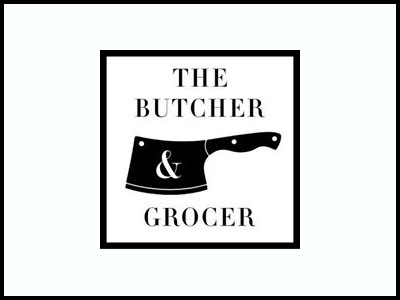 the butcher & grocer logo