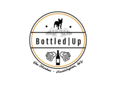 logo - bottled up in huntington, wv